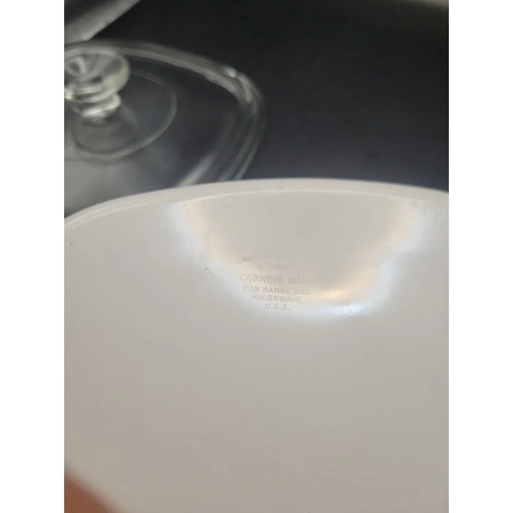 Vintage 2 Qt. Corningware Pyrex 1970’s La Marjolaine Spice of Life Casserole